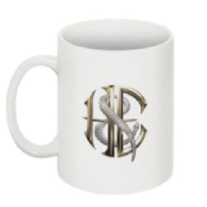 New White Coffee Cup/Mug with H&E Logo